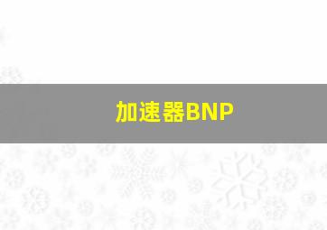 加速器BNP