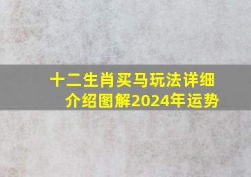 十二生肖买马玩法详细介绍图解2024年运势