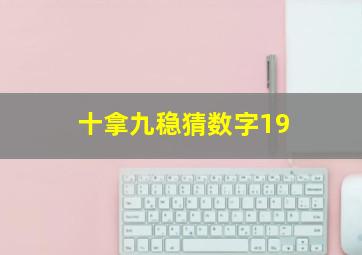 十拿九稳猜数字19