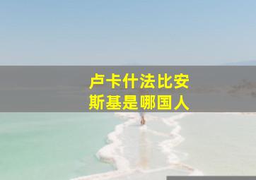 卢卡什法比安斯基是哪国人