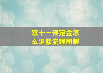 双十一预定金怎么退款流程图解