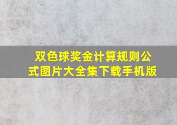 双色球奖金计算规则公式图片大全集下载手机版