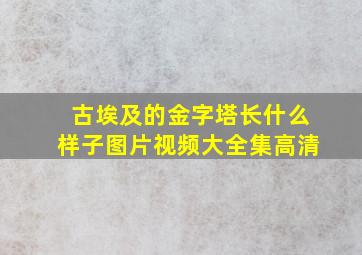 古埃及的金字塔长什么样子图片视频大全集高清