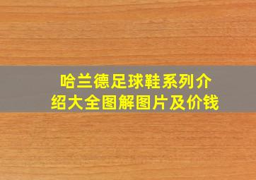 哈兰德足球鞋系列介绍大全图解图片及价钱