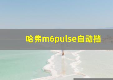 哈弗m6pulse自动挡