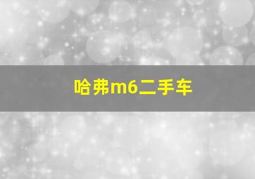 哈弗m6二手车