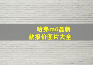 哈弗m6最新款报价图片大全