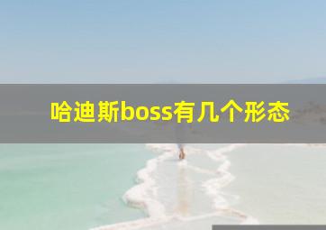 哈迪斯boss有几个形态