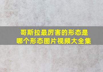 哥斯拉最厉害的形态是哪个形态图片视频大全集