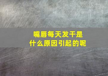 嘴唇每天发干是什么原因引起的呢