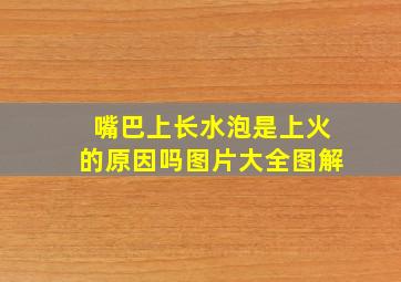 嘴巴上长水泡是上火的原因吗图片大全图解