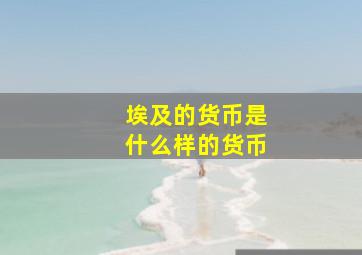 埃及的货币是什么样的货币