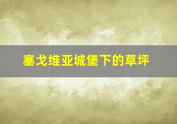 塞戈维亚城堡下的草坪