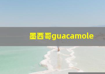 墨西哥guacamole