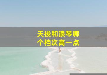 天梭和浪琴哪个档次高一点