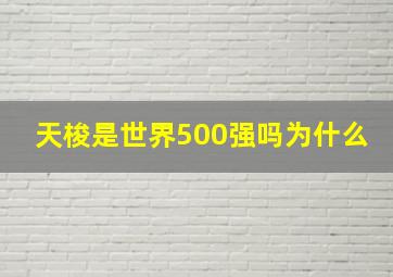 天梭是世界500强吗为什么