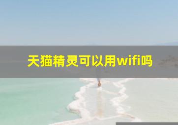 天猫精灵可以用wifi吗