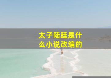 太子陆廷是什么小说改编的