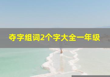 夺字组词2个字大全一年级