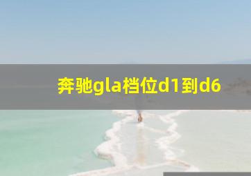 奔驰gla档位d1到d6