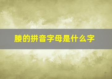 媵的拼音字母是什么字