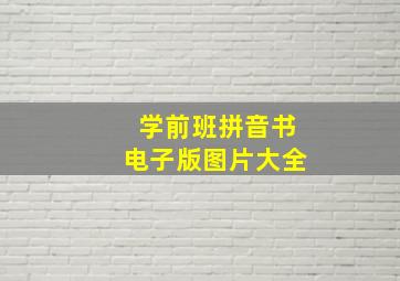 学前班拼音书电子版图片大全