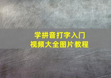 学拼音打字入门视频大全图片教程