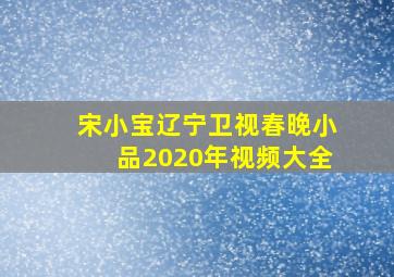 宋小宝辽宁卫视春晚小品2020年视频大全