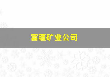 富蕴矿业公司