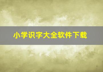 小学识字大全软件下载