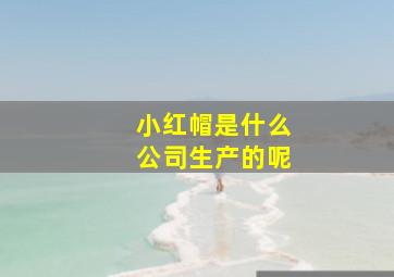 小红帽是什么公司生产的呢