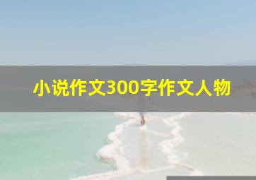 小说作文300字作文人物