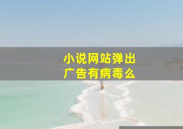 小说网站弹出广告有病毒么