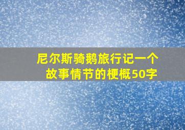 尼尔斯骑鹅旅行记一个故事情节的梗概50字