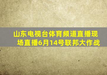 山东电视台体育频道直播现场直播6月14号联邦大作战