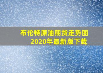 布伦特原油期货走势图2020年最新版下载