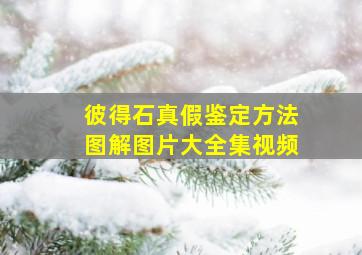 彼得石真假鉴定方法图解图片大全集视频