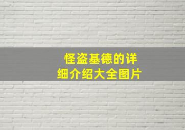 怪盗基德的详细介绍大全图片