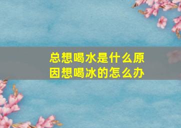 总想喝水是什么原因想喝冰的怎么办