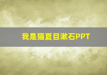 我是猫夏目漱石PPT