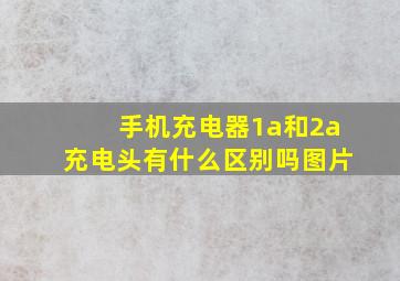 手机充电器1a和2a充电头有什么区别吗图片