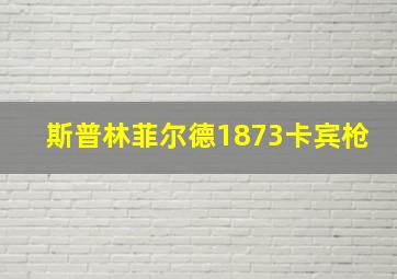 斯普林菲尔德1873卡宾枪