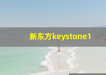 新东方keystone1