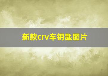 新款crv车钥匙图片