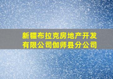 新疆布拉克房地产开发有限公司伽师县分公司