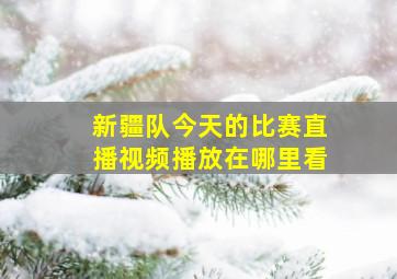 新疆队今天的比赛直播视频播放在哪里看