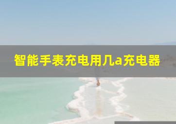 智能手表充电用几a充电器