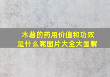 木薯的药用价值和功效是什么呢图片大全大图解