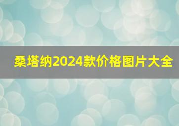 桑塔纳2024款价格图片大全