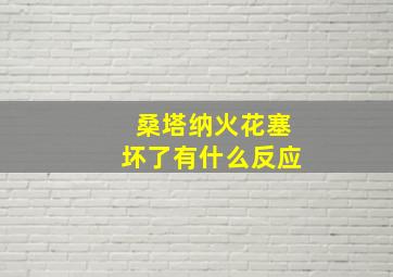 桑塔纳火花塞坏了有什么反应